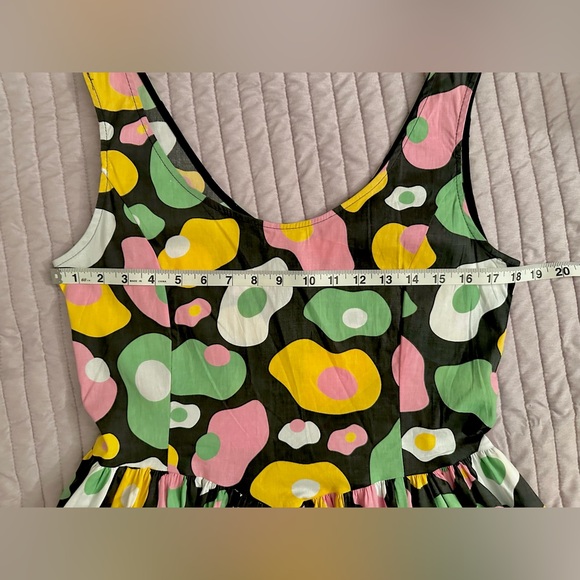 Nooworks Misty Dress (full-length) in Egg print (discontinued) NWT - Picture 3 of 5